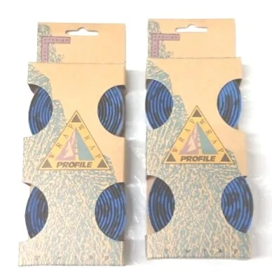 Lot Of 2 Vintage NOS Profile Design 1990's Road Bike Handlebar Tape Blue Camo  - Image 1 of 3