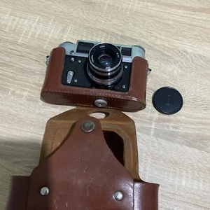Vintage Soviet Union USSR FED 4 35mm Rangefinder Photo Leica Type Camera W Case - Picture 1 of 18