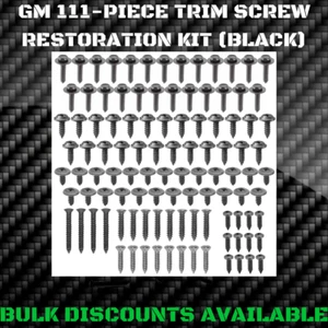1982-1987 Grand National Interior Trim Molding Exterior Engine Bay Screw Kit GM - Picture 1 of 2