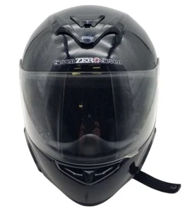 Seven Zero Seven Motorcycle Helmet Snell M2010 DOT Approved Black Full-Face S - Picture 1 of 11