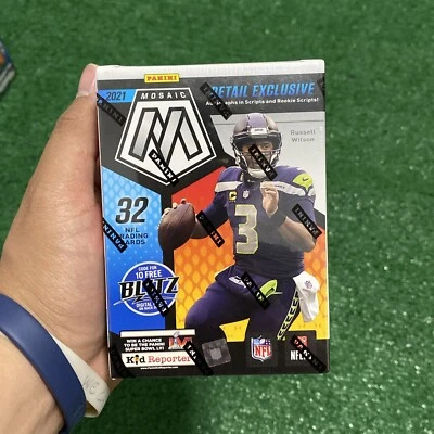 2021 Panini Mosaic NFL Sealed Football Blaster Box Retail Exclusive - Image 1 of 4