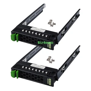 2 Stück Fujitsu Primergy Caddy Festplattenrahmen HDD Tray 2,5" A3C40135103 - Afbeelding 1 van 14