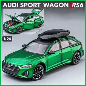 1:24 Audi RS6 Quattro Station Wagon Alloy Model Cars & Toy Gifts For Kids