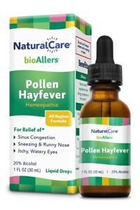 Natural Care bioAllers Pollen Hayfever liquid drops 1 fl oz.