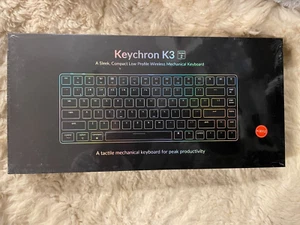 Keychron K3 84-Key Ultra-Slim Wireless Keyboard / Red Switch / New in Sealed Box - Picture 1 of 1