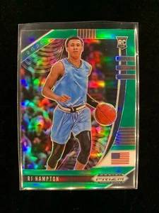 2020-21 Panini Prizm Draft Picks Basketball Green Prizm RJ Hampton SP - Picture 1 of 2