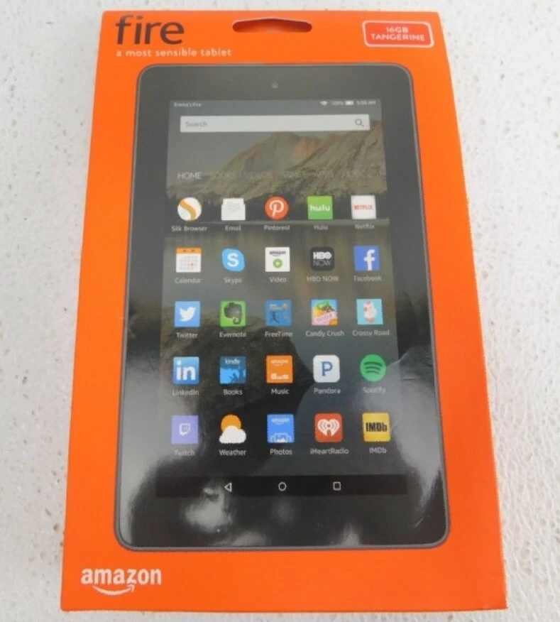 NEW - Amazon Fire 16GB, Wi-Fi, Tangerine NEW IN BOX!!! - Image 1 of 4