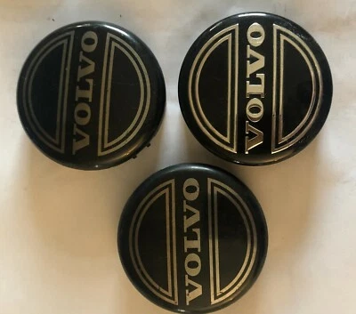 Черный пылезащитный колпак центральной ступицы Volvo 1992-2009 S40 S50 S60 S70 S80 S90 86 46379 от оригинального производителя - Изображение 1 из 2