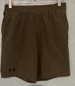 Under Armour Boys Performance Shorts NWOT YL Green Tech - Picture 1 of 6