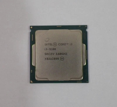 Intel Core i3-9100 3.60 GHz LGA  Desktop CPU Processor SRCZV - Image 1 of 2