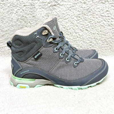 Botas de senderismo impermeables Ahnu Sugarpine II para mujer talla 6,5 azul marino como nuevas Foto 1 de 4