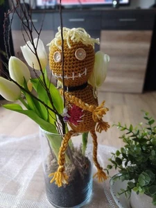Voodoo - Moppet / Puppe gehäkelt  +Glücksanhänger - Bild 1 von 1