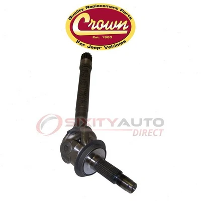 Crown Automotive Front Right Axle Shaft for 1984-1993 Jeep Cherokee - pc - Image 1 of 4