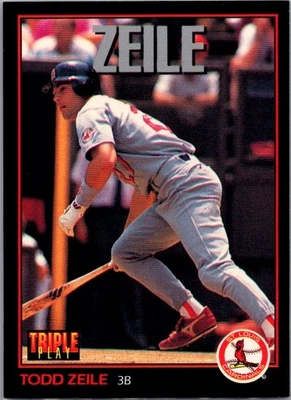 Triple Play Todd Zeile #24 1993 Cardenales de San Luis Foto 1 de 2