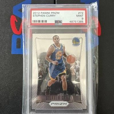 Stephen Curry 1st Year Prizm Rare PSA 9 Low Pop - 2012 Panini Prizm - Image 1 of 2