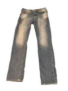 True Religion Jeans Rocco Straight Size 32 Relaxed Skinny Blue Denim Mens - Picture 1 of 11