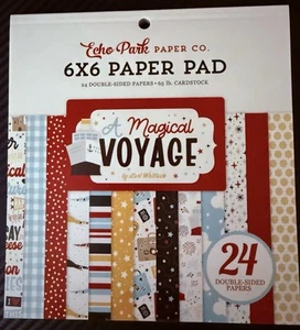 Echo Park 6"x 6" MAGICAL VOYAGE Papierblock ~ wunderschön! Schneller Versand! - Bild 1 von 1