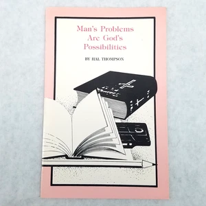 Man's Problems are God's Possibilities - Stapled Softcover by Hal Thompson - Imagen 1 de 8