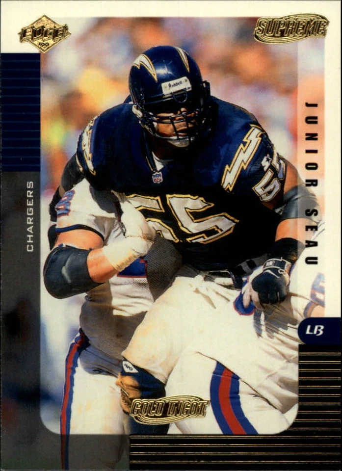 1999 Collector's Edge Supreme Gold Ingot #108 Junior Seau - FB - Image 1 of 2