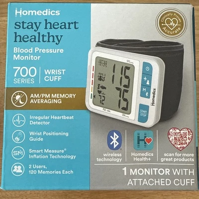 Monitor de presión arterial digital HoMedics Wrist serie 700, caja abierta portátil Foto 1 de 3