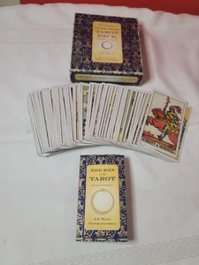 The Original Rider Waite Tarot Pack A.E. Buch & (78) Karten Deck Box Set - Bild 1 von 5
