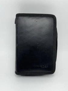 Nintendo DSi DS Lite Carrying Case Black leather Zip Up - Picture 1 of 9