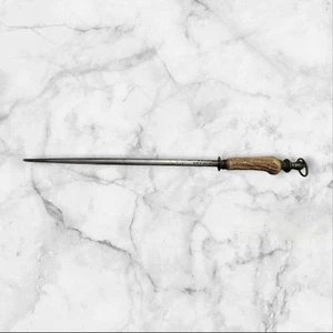F. Dick Antler Handle 14" Honing Steel Made In Germany  Arrow Points To Handle - Picture 1 of 8