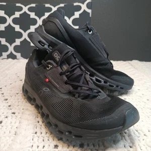 On Damen 9 Running Cloudstratus Black Cloud Sneaker Schuhe Swiss Tech Gym Yoga - Bild 1 von 11