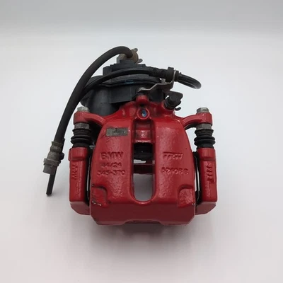 2019 - 2025 BMW X3M X4M X5 X6  REAR LEFT BRAKE CALIPER W/ MOTOR RED M-SPORT - Image 1 of 4