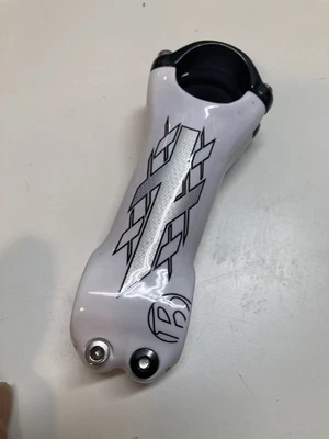 Bontrager XXX Carbon Stem 100 mm 7 degree 31.8 gloss White light road bike - Image 1 of 4