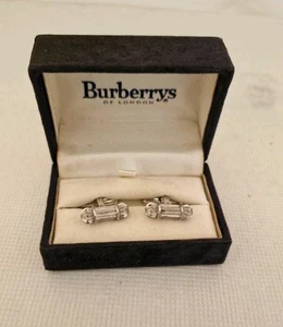 Burberry Cufflinks in Box - Silver - Picture 1 of 9