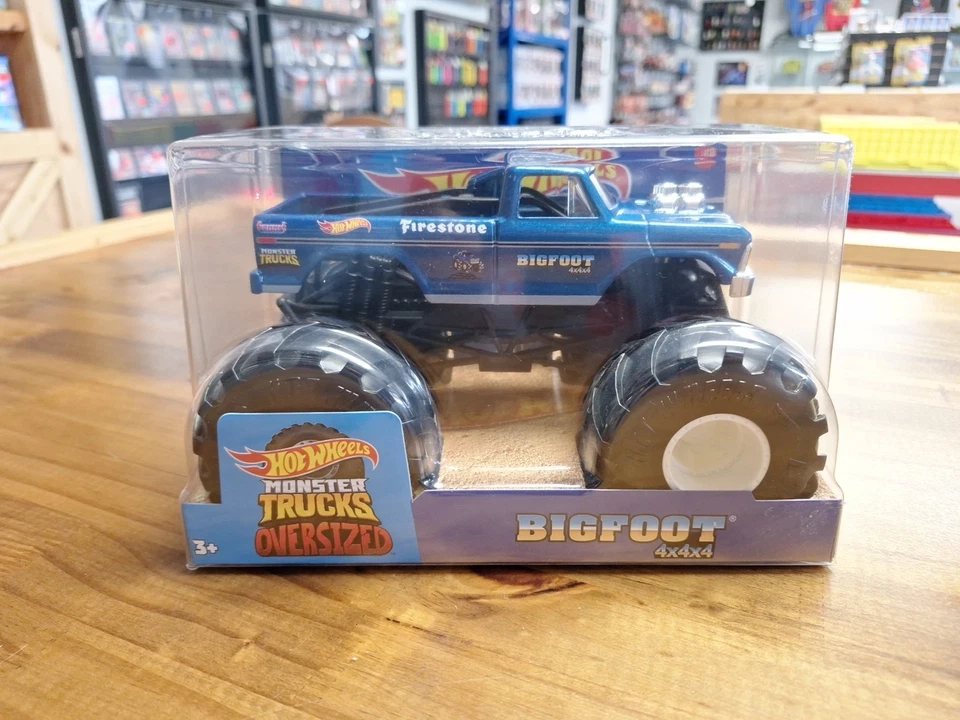 风火轮 Monster Trucks 超大 Bigfoot 车辆 1: 24 比例 — 第 1/1 张图片
