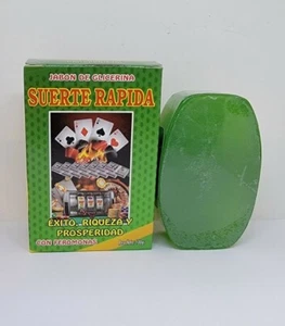 JABON SUERTE RAPIDA GLICERINA CON FEROMONAS PARA ATRAER DINERO Y  BUENA SUERTE  - Picture 1 of 3