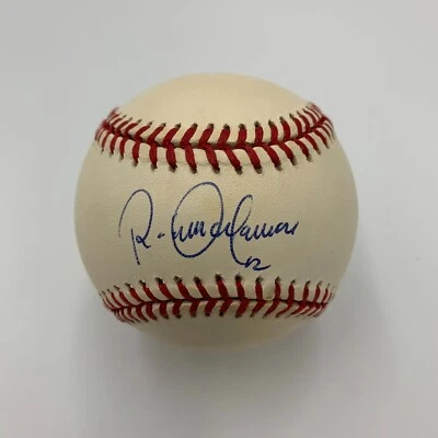 ROBERTO ALOMAR signed/auto'd Rawlings Official American League Baseball RO-A JSA - Image 1 of 4