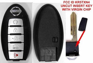 OEM 2019-2022 NISSAN ALTIMA MANDO A DISTANCIA SIN CORTAR LLAVE CHIP FOB S180144803 6LA6A KR5TXN4 - Imagen 1 de 1