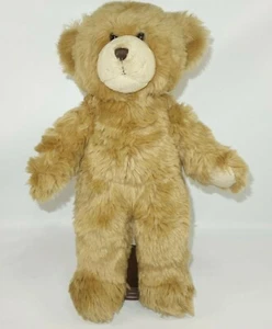 Build A Bear Golden Honey Nut Teddy Bear Plush 17" Fuzzy Weighted Bean Paws Tush - Imagen 1 de 8