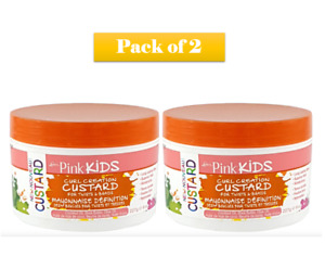 Luster's Pink Kids Curl Creation Custard for Twists & Braids 8oz 227 g Pack of 2