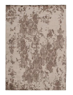 Alfombra moderna beige 9'x12' Foto 1 de 3