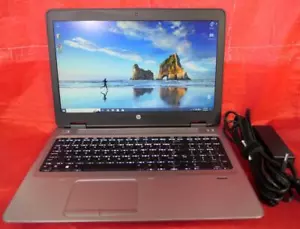 HP ProBook 655 G2 256GB M.2 8GB Ram Win 10 Pro DVD-RW Power Adapter Free Case - Picture 1 of 1