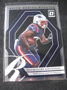 RHAMONDRE STEVENSON 2021 Donruss Optic Elite Series Rookies #20 NE Patriots MINT - Picture 1 of 2