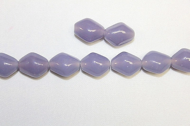 Hand Crafted *Opal* Glass -15mm Nugget Shape -36 Beads/Pack - 6 Colors Available - Image 1 of 3