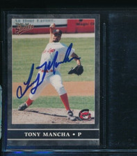1999 Multi-Ad #19 Tony Mancha Charleston Alley Cats Signed Autograph (DO3) SWSW6