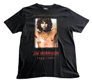 AN AMERICAN POET JIM MORRISON 1943-1971 T-SHIRT DOORS COTTON MEDUIM MINT- as NEW - Picture 1 of 6