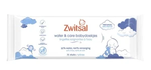 6x Zwitsal Water & Care Babytücher – 75 Stück - Bild 1 von 1