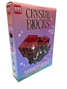 Block Tech Crystal Blocks Garnet Gems 105 pieces - Picture 1 of 3
