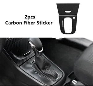 For Buick Encore 2017-22 Carbon Fiber Sticker Console Gear Shift Panel Cover 2X - Picture 1 of 3