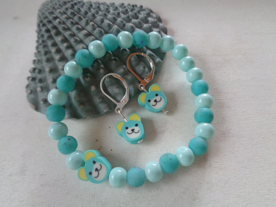 Schmucksets für kleine Prinzessinnen: Armband oder Ohrbrisuren  UNIKATE - Bild 1 von 1