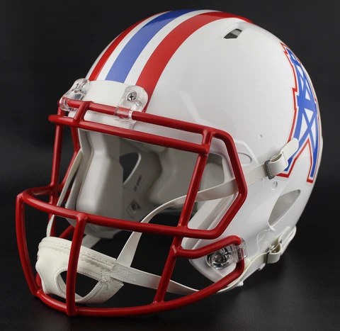 HOUSTON OILERS 1981-1998 era Riddell GAMEDAY Authentic Football Helmet Cover