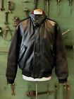 Vintage JC Castelbajac leather wool patch chest 50" large black vintage jacket