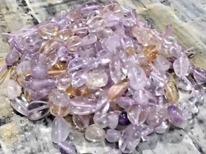 Pepitas de amatista de luz natural, 5-10x6-7x3-7mm, 15" hebra, correo gratuito - Imagen 1 de 4